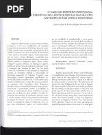 O Caso de Espinho Portugal Um Exemplo Da