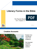 Literary Forms in The Bible