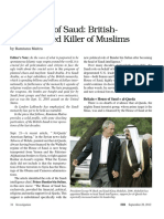 House of Saud, British Killer of Muslims