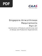 Singapore Airworthiness Requirements Part 21 Amd5