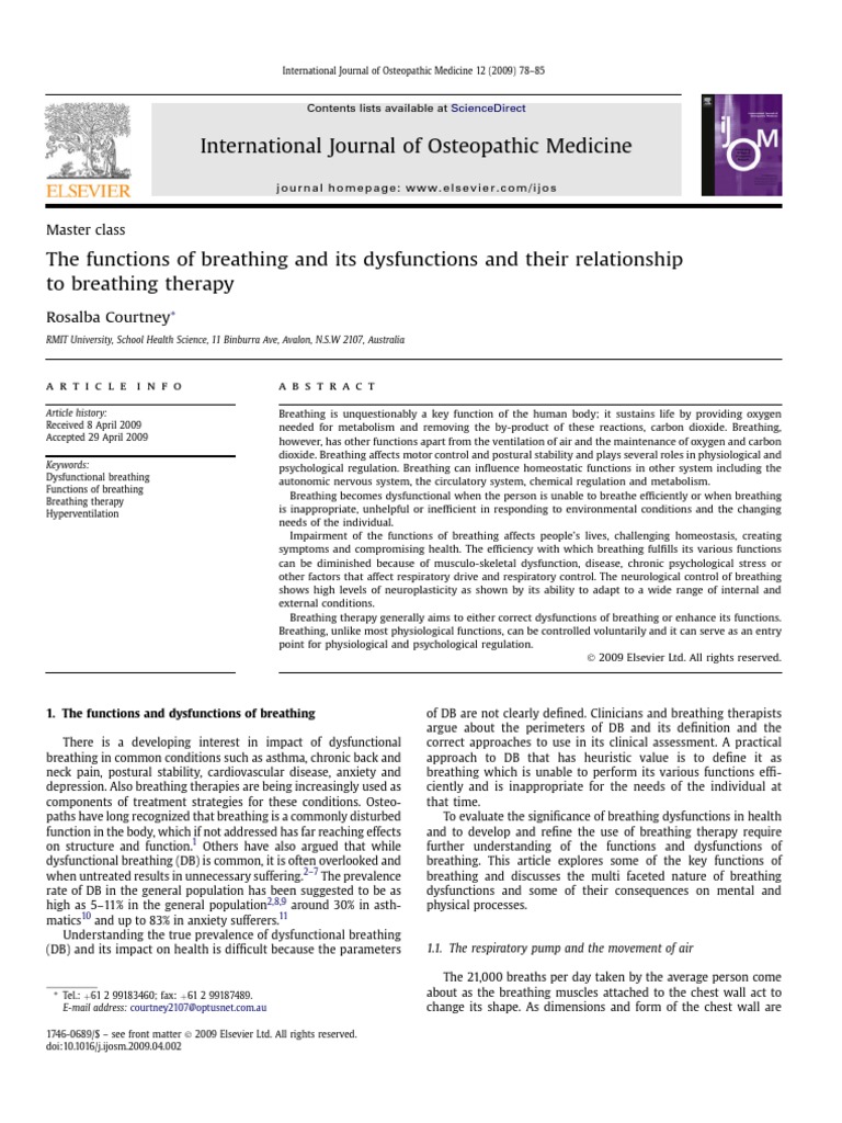 Breathing Therapy | Breathing | Exhalation | Free 30-day Trial | Scribd