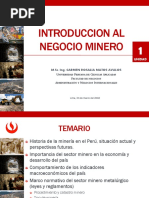 Introduccion Al Negocio Minero