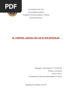 Control Judicial de Los Actos Estatales