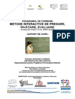 Curs Metode Interactive de Predarea Invatare Evaluare