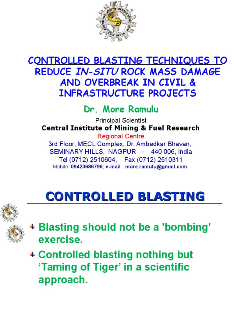 Controlled Blasting Techniques2011 PDF Drilling Explosive Material