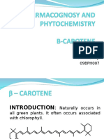 B Carotene