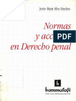 Normas y Acciones en Derecho Penal Silva Sanchez Jesus Maria