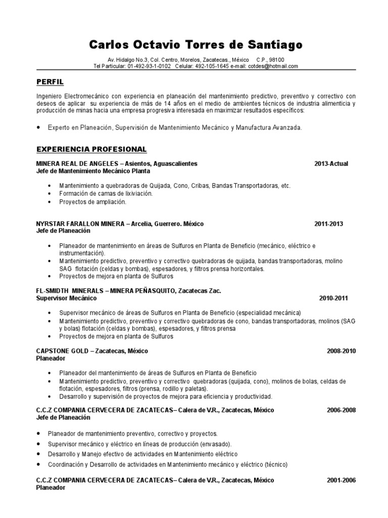 Curriculum De Limpiadora Ejemplos Sorrelliearringsideas