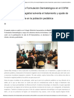 II Curso Práctico de Formulación Dermatológica en El COFM - La Formulación Magistral Solventa El Tratamiento y Ajuste de Dosis en La Población Pediátrica