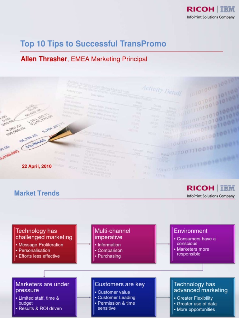 10 Critical Factors For Transpromo Success | PDF | Promotion (Marketing ...