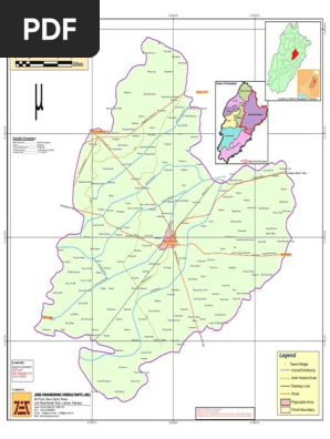 Map Of Tehsil Jaranwala Tehsil Jaranwala | Pdf | Geographic Data And Information | Infographics