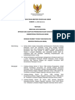 PermenPU11-2012 Rencana Aksi Nasional Mitigasi Dan Adaptasi Perubahan Iklim Tahun 2012-2020