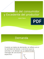 Excedente Del Consumidor y Del Productor