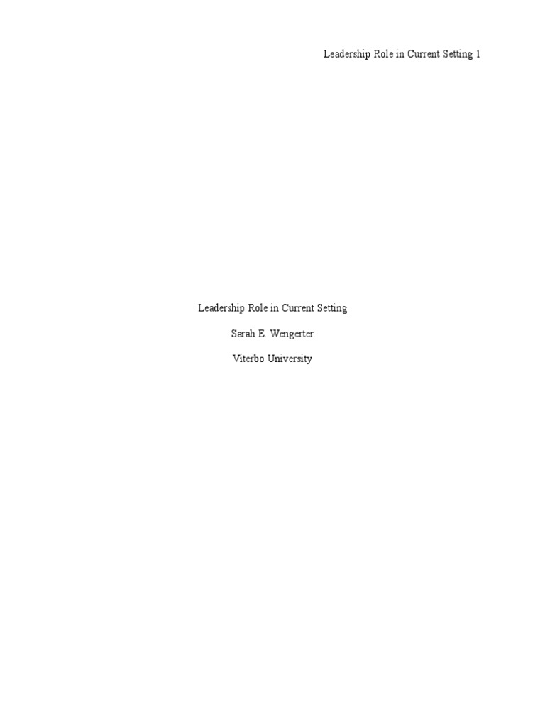 Teacher Leadership Reflection | PDF | Facilitator | Leadership