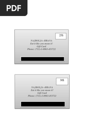 gift card