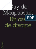 Un cas de divorce, de Guy de Maupassant