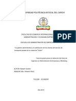 159 La Gestiòn Administrativa y La Satisfacciòn de Los Clientes Del Servicio de Transporte Pesado de La Ciudad de Tulcàn - Gordon, Roberth