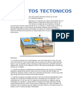 movimientos tectonicos Geologia