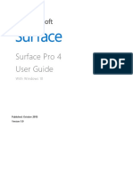 Surface Pro 4 User Guide English