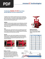 MeasurIT Red Valve Pinch Weirflex 70 CSO 0802