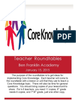 Core Knowledge Roundtables