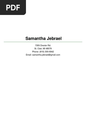 professional resume