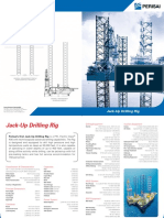 Jack-Up Drilling Rig: General Arrangement Profile (Cantilever Fully Retract)