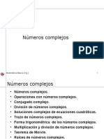 Numeros Complejos Noveno Grado