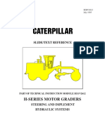 H-Series Motor Grader Hydraulic System Training