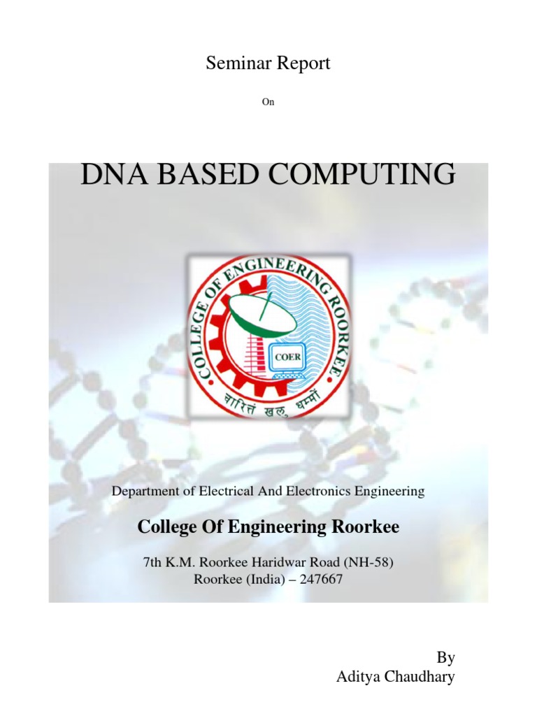 dna computing research paper
