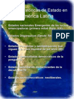 3formas Históricas de Estado en América Latina