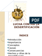 Lucha Contra La Desertificación