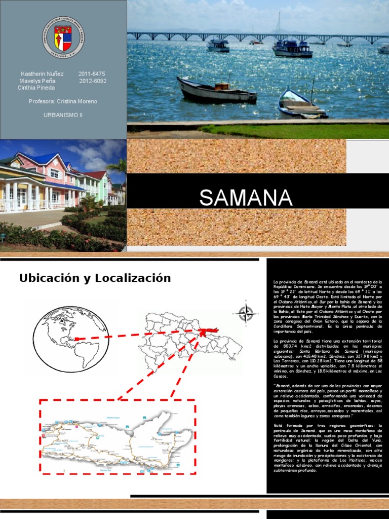 Municipios de Samaná, RD: Ubicación y Datos | PDF | Clima | República ...