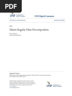 Matrix Singular Value Decomposition