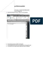 Civil 3D Handling of Survey Points Practice Manual