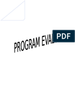 PROGRAM EVALUASI MATA PELAJARAN