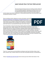 Keuntungan Dari Kapsul Minyak Ikan Cod Laut Tidak Pernah Berakhir