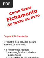 Modelo de Fichamento ABNT
