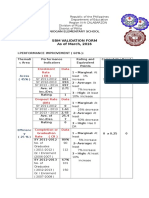 SBM Level Anyof Practice As of March 2016