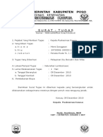 Surat Tugas SPPD PKM Kawua