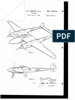 USD119714 Lockheed P-38 Design Patent