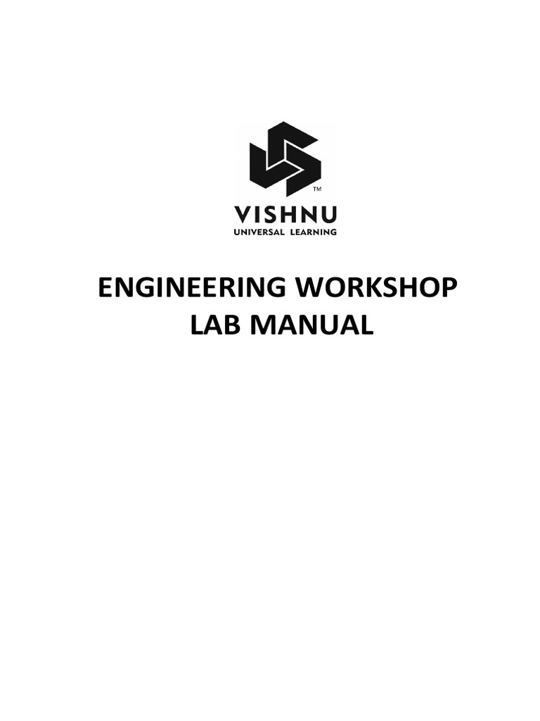 Engineering Workshop Lab Manual | PDF | Forge | Forging
