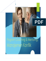 Program Coaching & Mentoring Manajemen Konflik - Meta Inovasi Untuk Anda