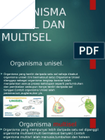 Organisma Unisel Dan Multisel