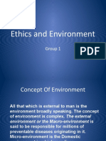 Ethics and Environment