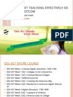 EDU 657 OUTLET Teaching Effectively Edu657outletdotcom