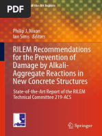 RILEM Recommendations For The Prevention of Damage by Alkali-Aggregate Reactions in New Concrete Structures