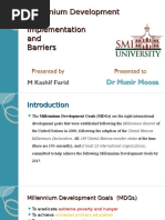 Millenium Develpment Goals (Pakistan)