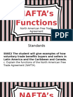 Nafta'S Functions: North American Free Trade Agreement
