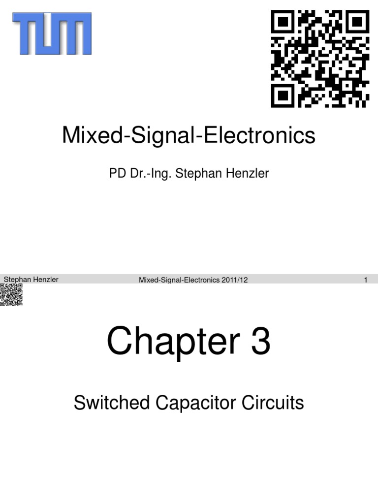 Switched Capacitor Circuits Overview | PDF | Capacitor | Mosfet